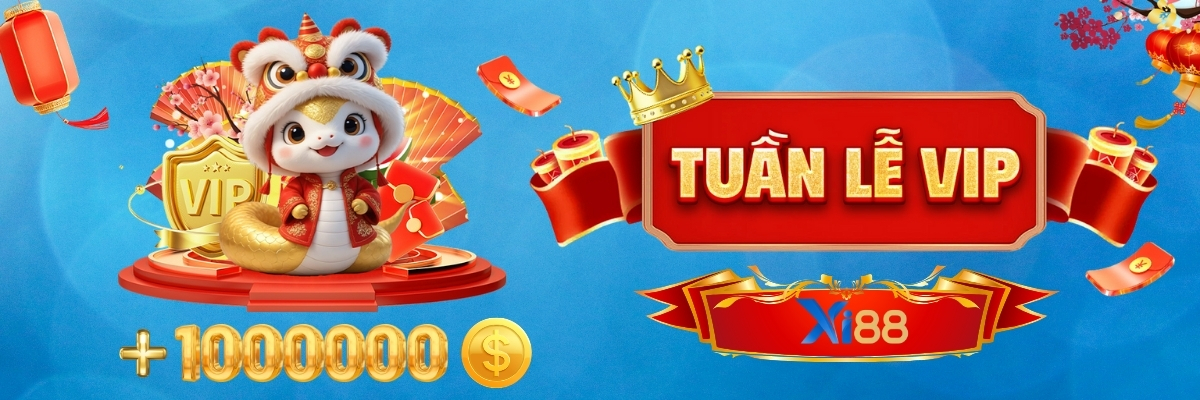 Banner khuyến mãi tuần lễ vip tại XI88